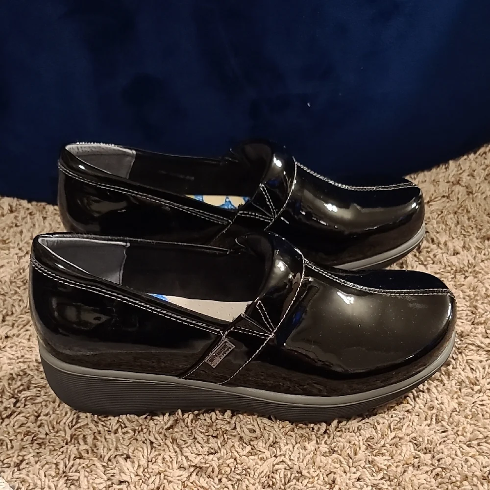 Grey's Anatomy Black Comfort Loafers with Strap - Picture 2 of 8